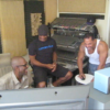 In the studio with Niles and Bobby Harris